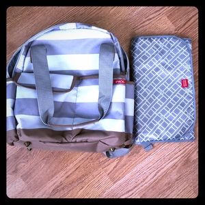 ipack bowling diaper bag/ backpack-purse